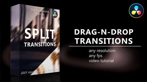 Split Transitions for DaVinci Resolve - Download 35710701 Videohive
