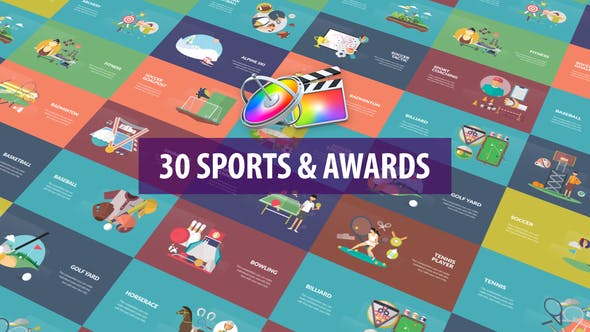 Sport and Awards Animation | Apple Motion & FCPX - Videohive 33754792 Download