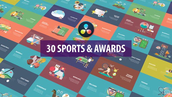 Sport and Awards Animation | DaVinci Resolve - Download Videohive 33754797