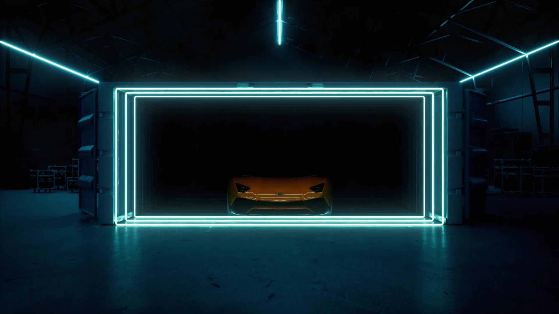 Sport Car Neon Logo Videohive 33213440 After Effects Image 3