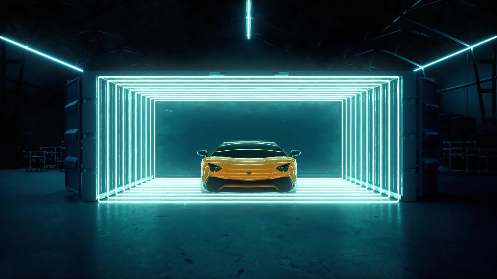 Sport Car Neon Logo Videohive 33213440 After Effects Image 4