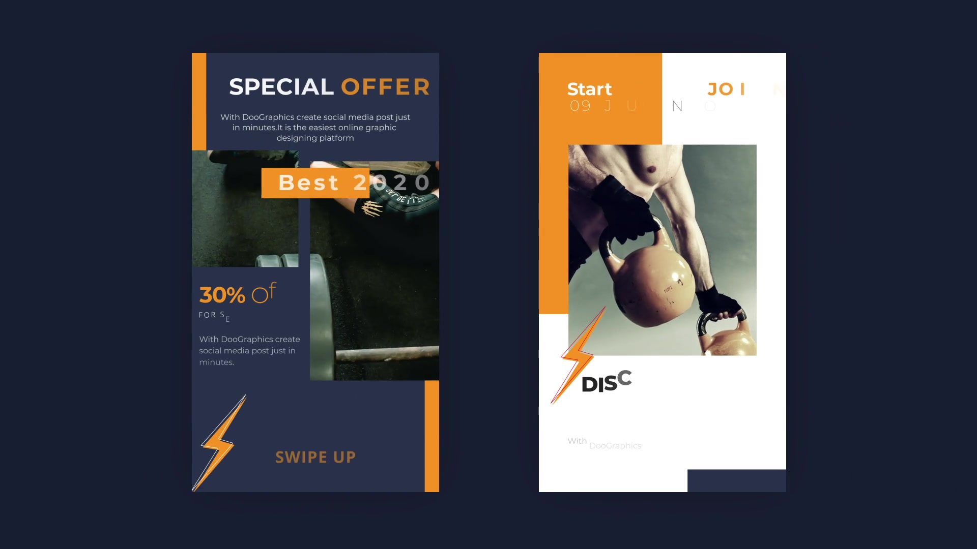 Sport Centre Instagram Story Pack Videohive 33221674 After Effects Image 5