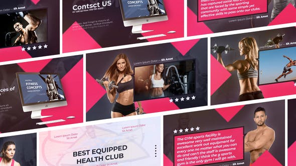SPORT: Fitness and Workout Sport Gym Promo - Videohive 23921098 Download
