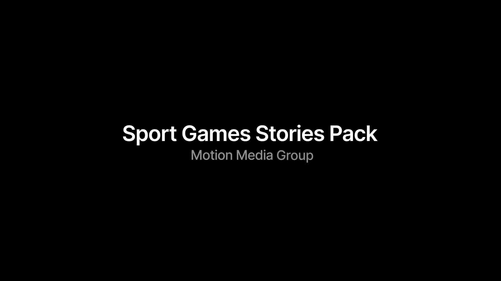 Sport Games Stories Videohive 34522266 After Effects Image 13