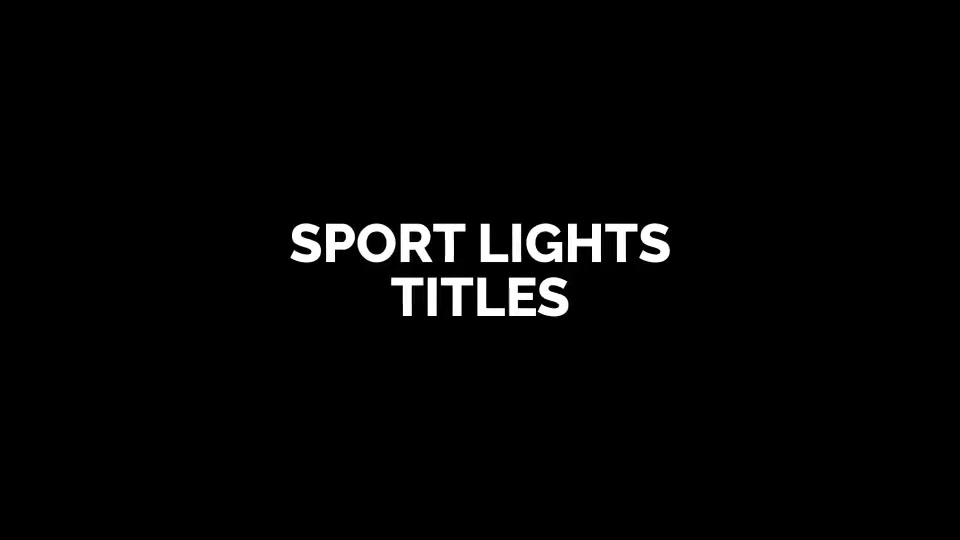 Sport Logo & Titles Videohive 24198001 After Effects Image 3