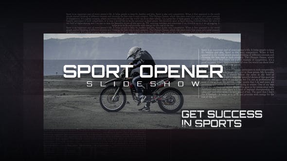 Sport Opener Slideshow - Videohive Download 19646530