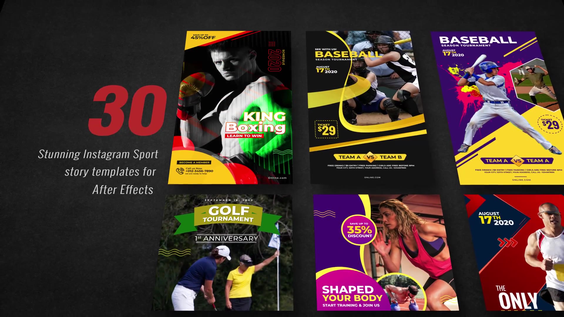 Sport Promo Instagram Stories Videohive 29687017 After Effects Image 4