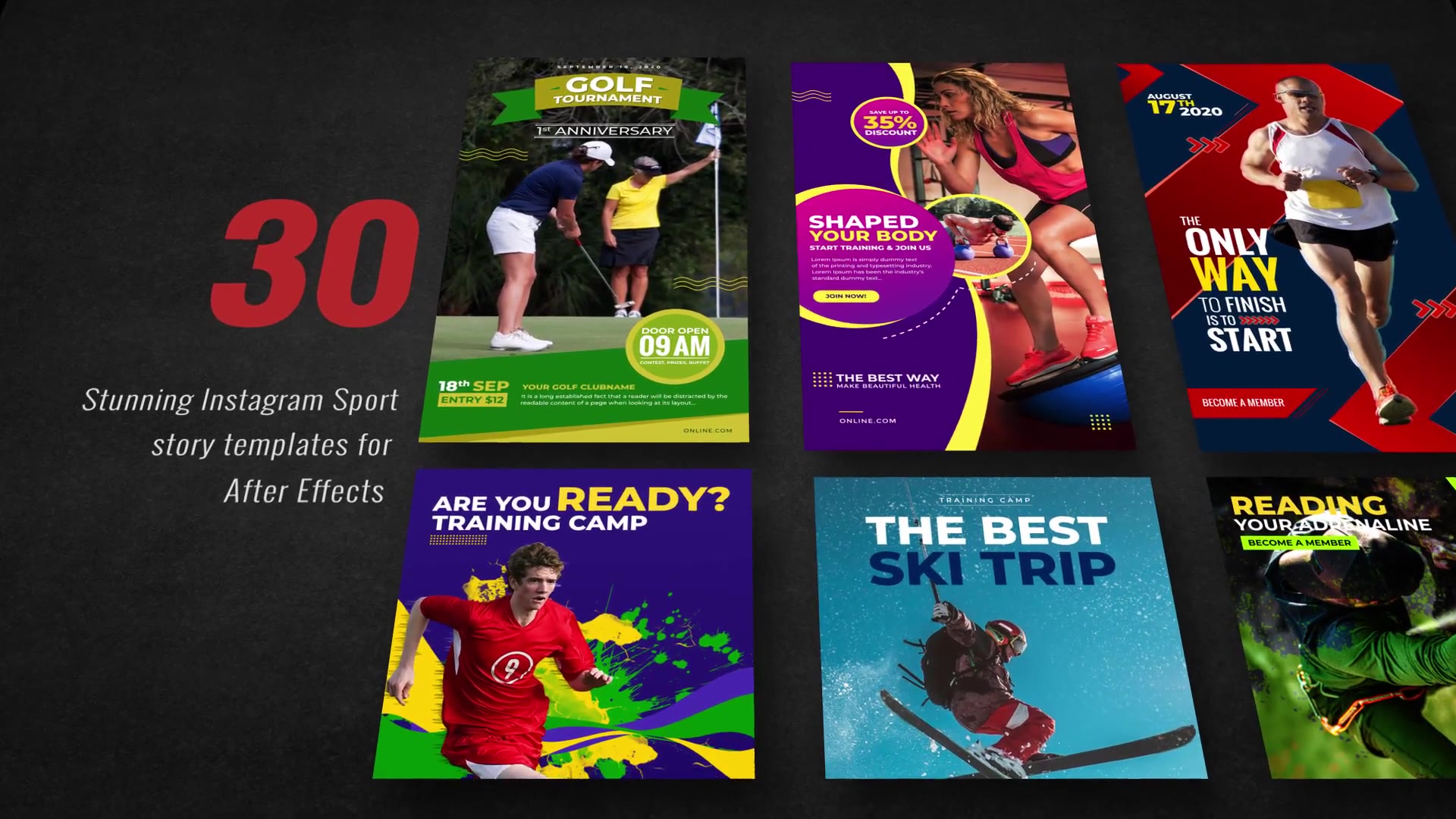 Sport Promo Instagram Stories Videohive 29687017 After Effects Image 5
