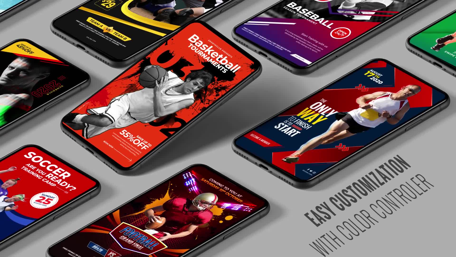 Sport Promo Instagram Stories Videohive 29687017 After Effects Image 8