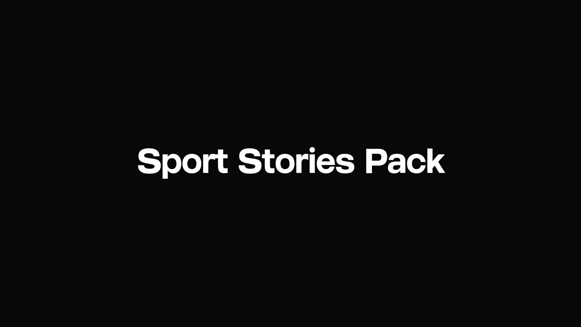 Sport Promo Stories Pack Videohive 30170982 After Effects Image 1