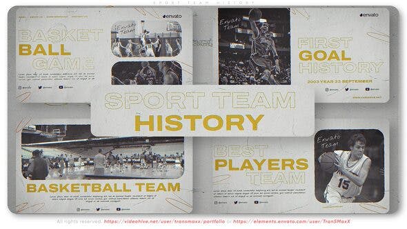 Sport Team History - Videohive Download 39793526