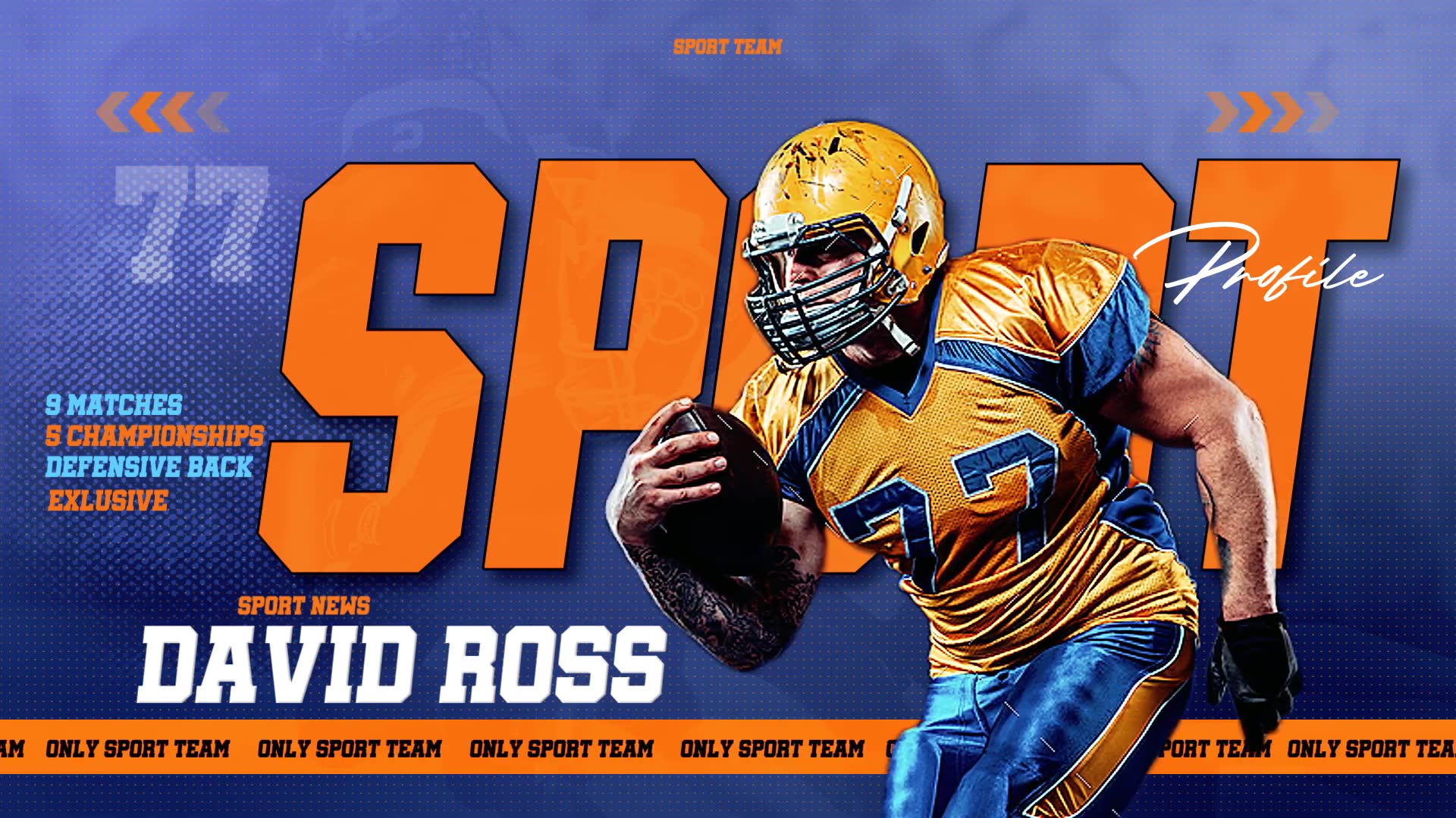 Sport Team / Player Introducing Videohive 32745063 After Effects Image 2