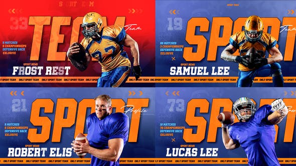 Sport Team / Player Introducing - 32745063 Download Videohive
