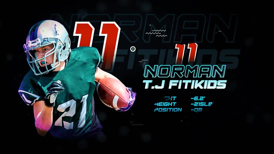 Sport Team Player Profile // Player Introducing Videohive 36619082 After Effects Image 10