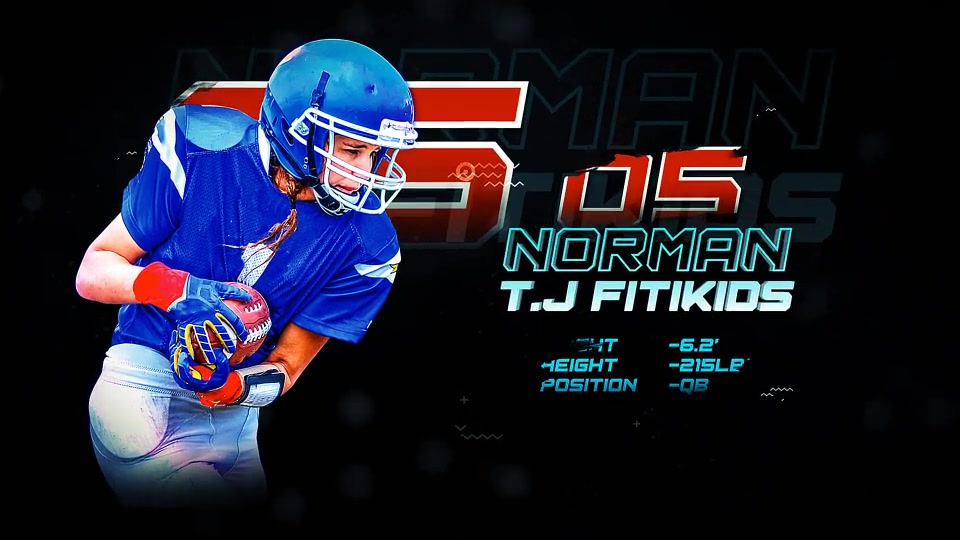 Sport Team Player Profile // Player Introducing Videohive 36619082 After Effects Image 5