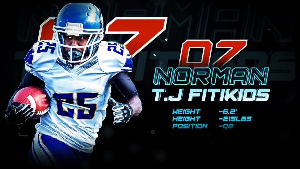 Sport Team Player Profile // Player Introducing Videohive 36619082 After Effects Image 7