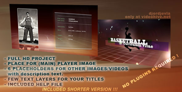 SPORT VIDEO CV - Download Videohive 133859