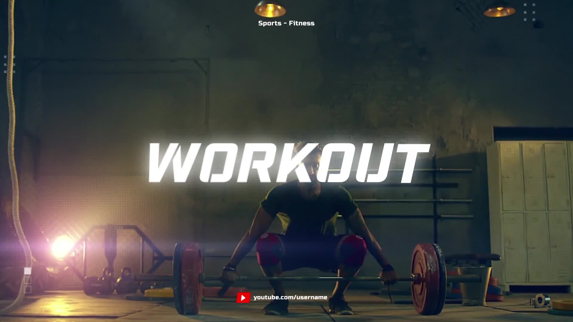 Sport Youtube Channel Opener / Glitch Fitness and Workout Videohive 25227552 After Effects Image 1