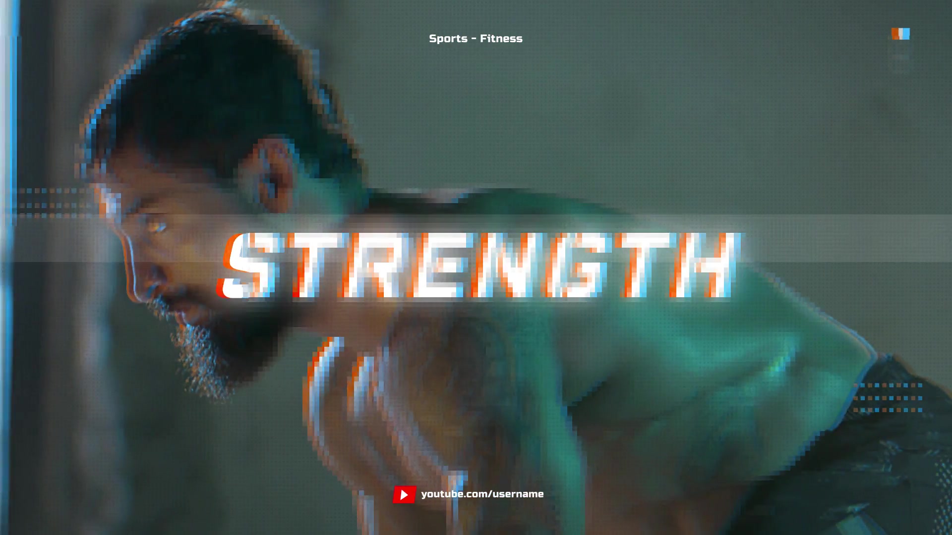 Sport Youtube Channel Opener / Glitch Fitness and Workout Videohive 25227552 After Effects Image 6
