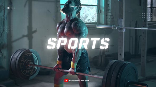 Sport Youtube Channel Opener / Glitch Fitness and Workout - Download 25227552 Videohive