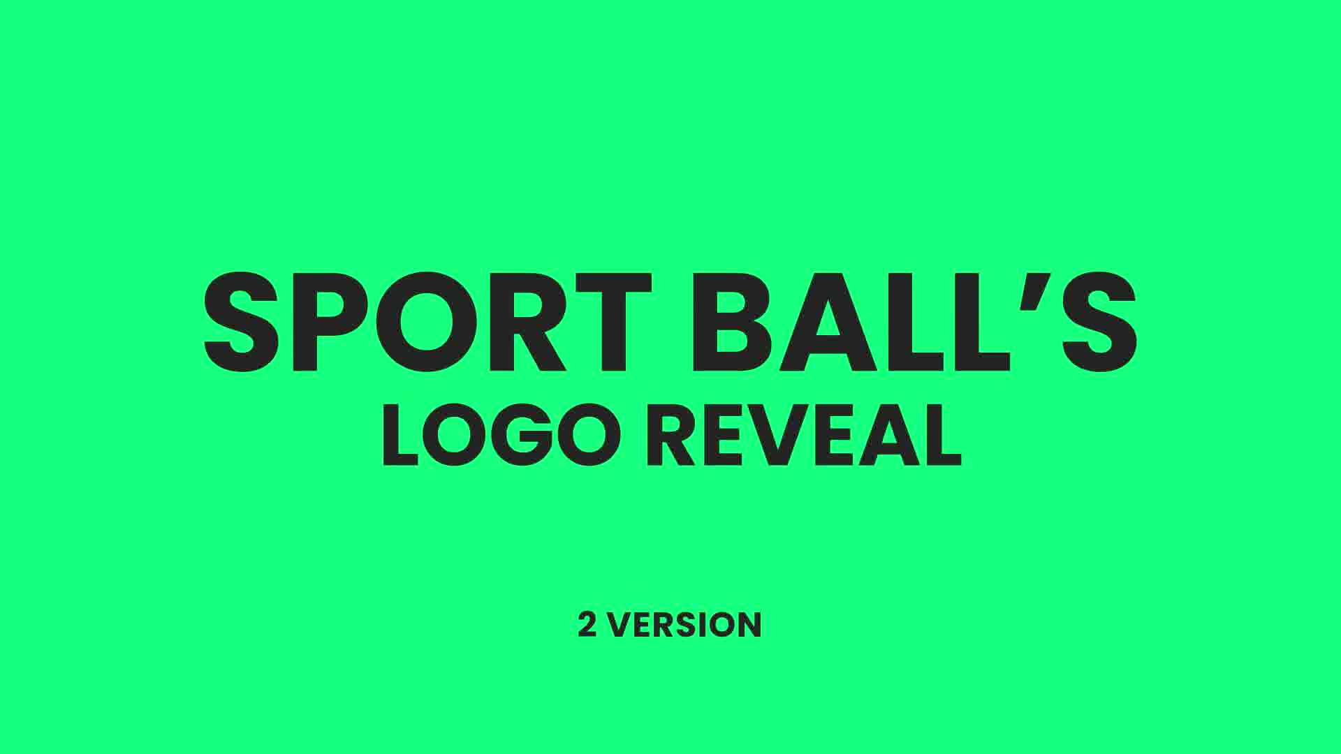 Sports Balls Logo Reveal Videohive 38336669 After Effects Image 12