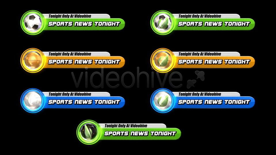 Sports Broadcast Lower Third Pack - Download Videohive 5252546