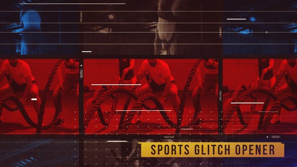 Sports Glitch Opener - 23872167 Download Videohive