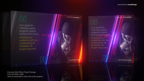 Sports Interview Box Template - Download 25832370 Videohive
