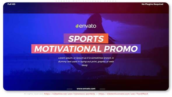 Sports Motivational Promo - Videohive Download 28575841