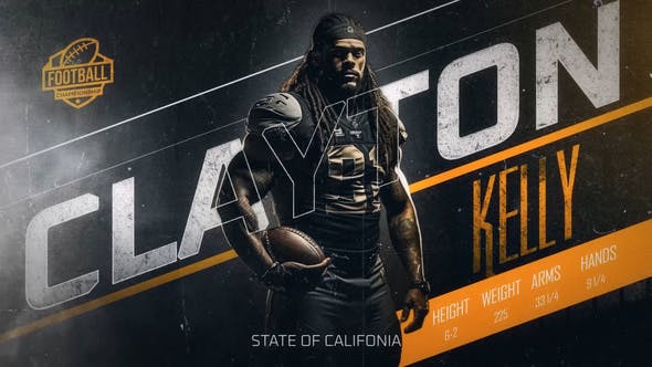 Sports Player Introducing // Player Profile // Personal Highlight - Videohive Download 45084922