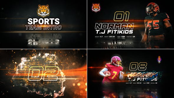 Sports Player Profile || Powerful Rock Sports Promo || Player Introducing - Videohive Download 39743020