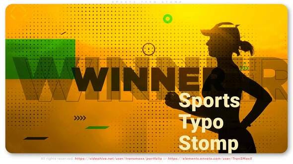 Sports Typo Stomp - 32806707 Download Videohive
