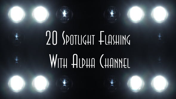 Spotlight Flashing (20 Pack) - Videohive Download 8409295