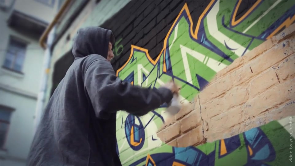 Spray Your Graffiti // Realistic Drawing - Download Videohive 6639346