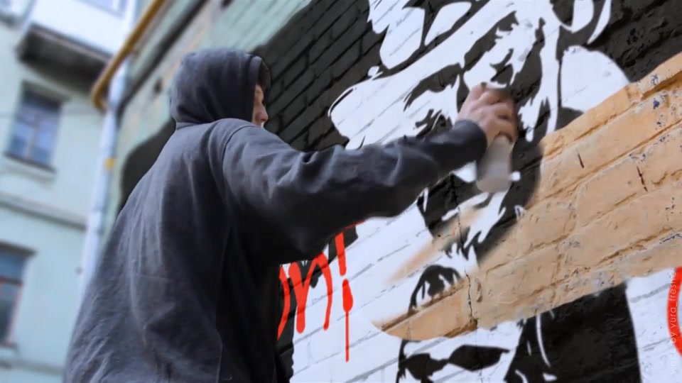 Spray Your Graffiti // Realistic Drawing - Download Videohive 6639346