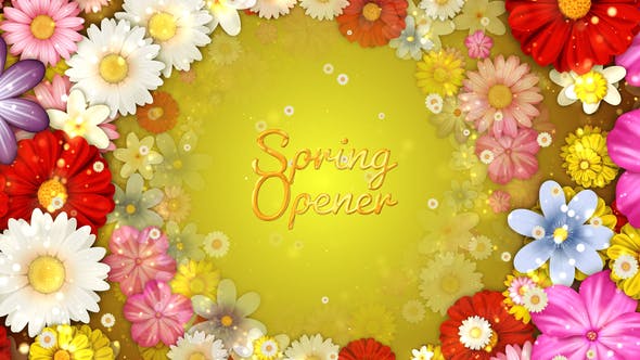 Spring Flowers Titles - Videohive Download 36766429