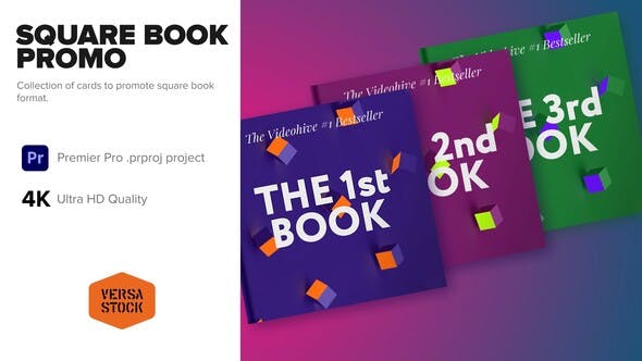 Square Book Publishing House 4K - Videohive 37712524 Download