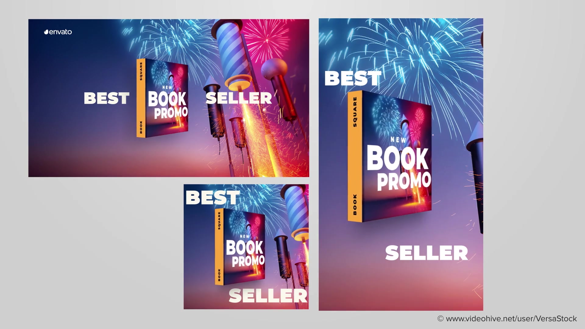 Square Book Social Media Promo Kit Videohive 37764167 After Effects Image 12