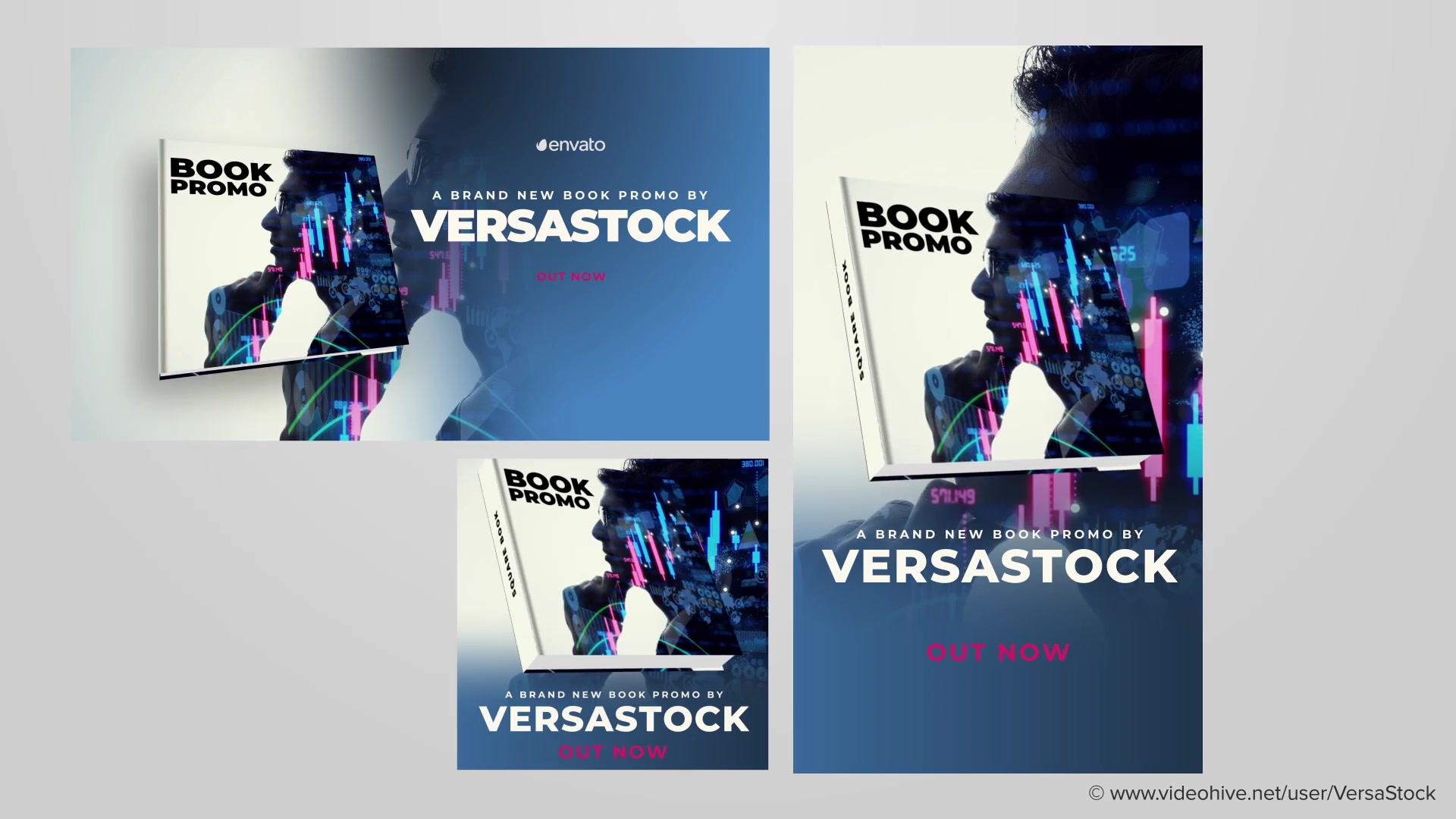 Square Book Social Media Promo Kit Videohive 37764167 After Effects Image 9