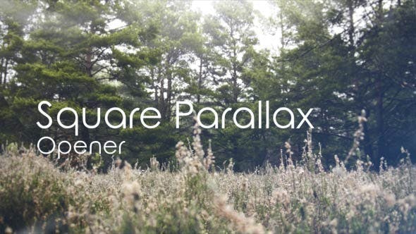 Square Parallax Opener - 12953373 Download Videohive