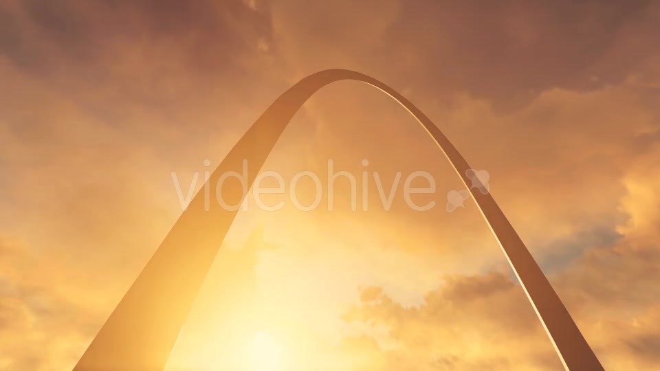 St. Louis Gateway Arch Beautiful Sunset - Download Videohive 19596718