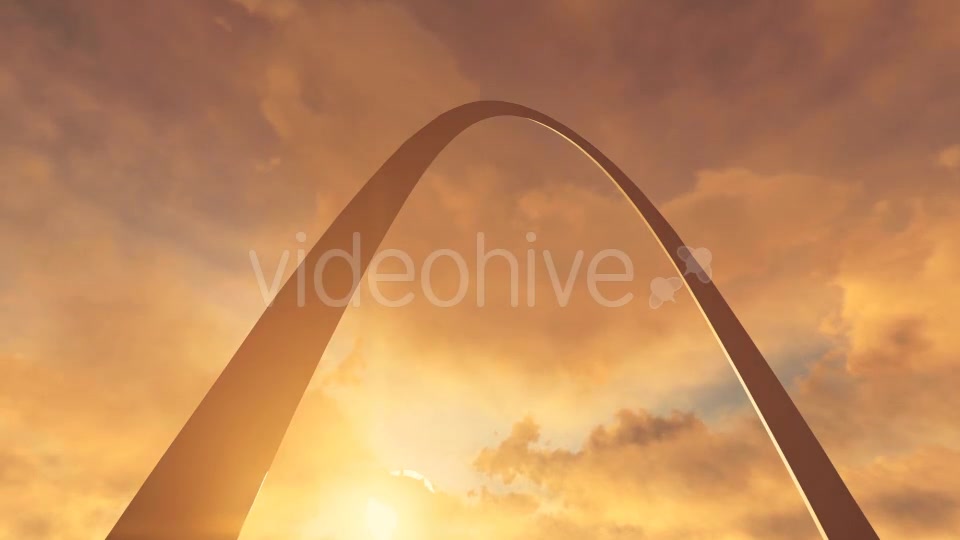 St. Louis Gateway Arch Beautiful Sunset - Download Videohive 19596718