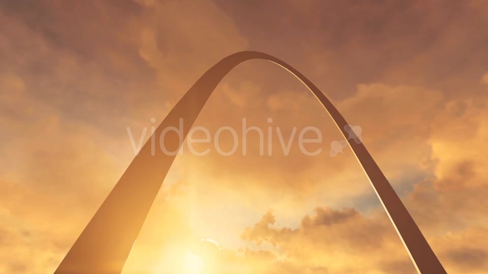 St. Louis Gateway Arch Beautiful Sunset - Download Videohive 19596718