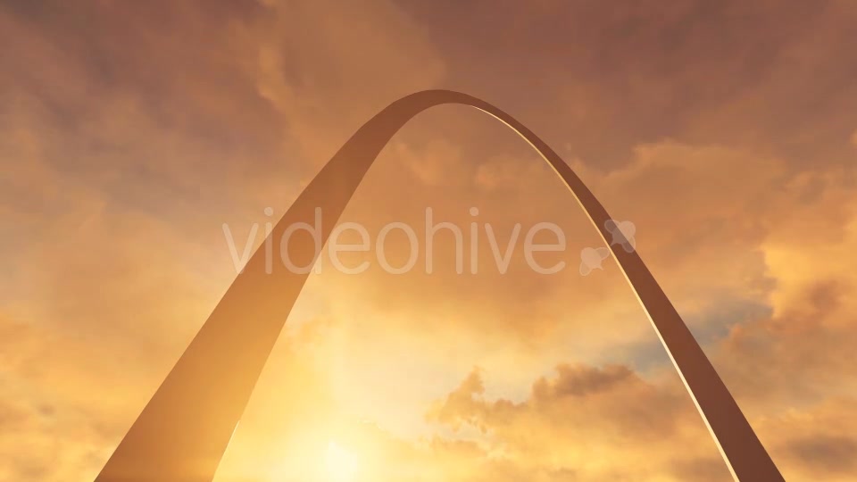 St. Louis Gateway Arch Beautiful Sunset - Download Videohive 19596718