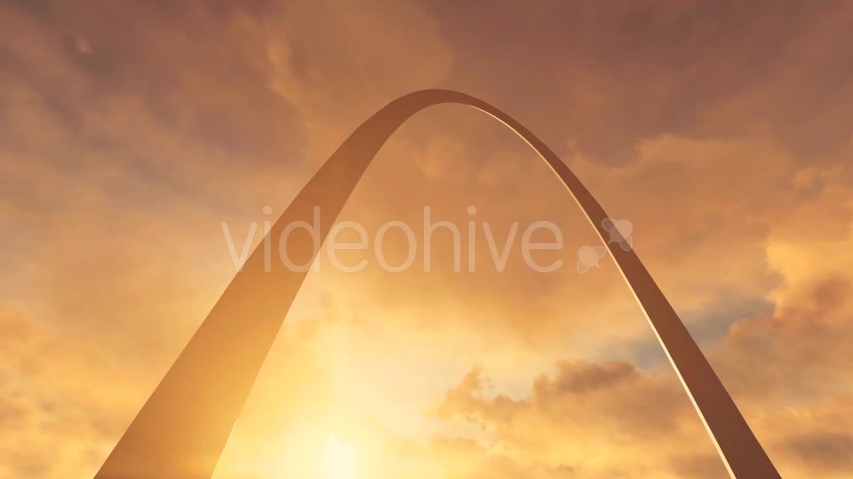 St. Louis Gateway Arch Beautiful Sunset - Download Videohive 19596718