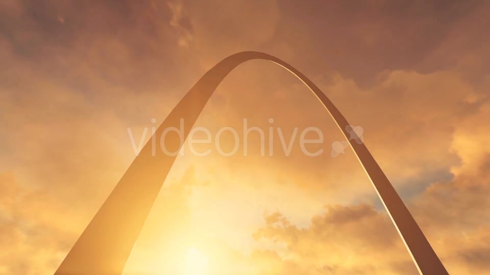 St. Louis Gateway Arch Beautiful Sunset - Download Videohive 19596718