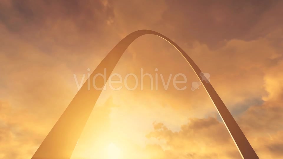 St. Louis Gateway Arch Beautiful Sunset - Download Videohive 19596718