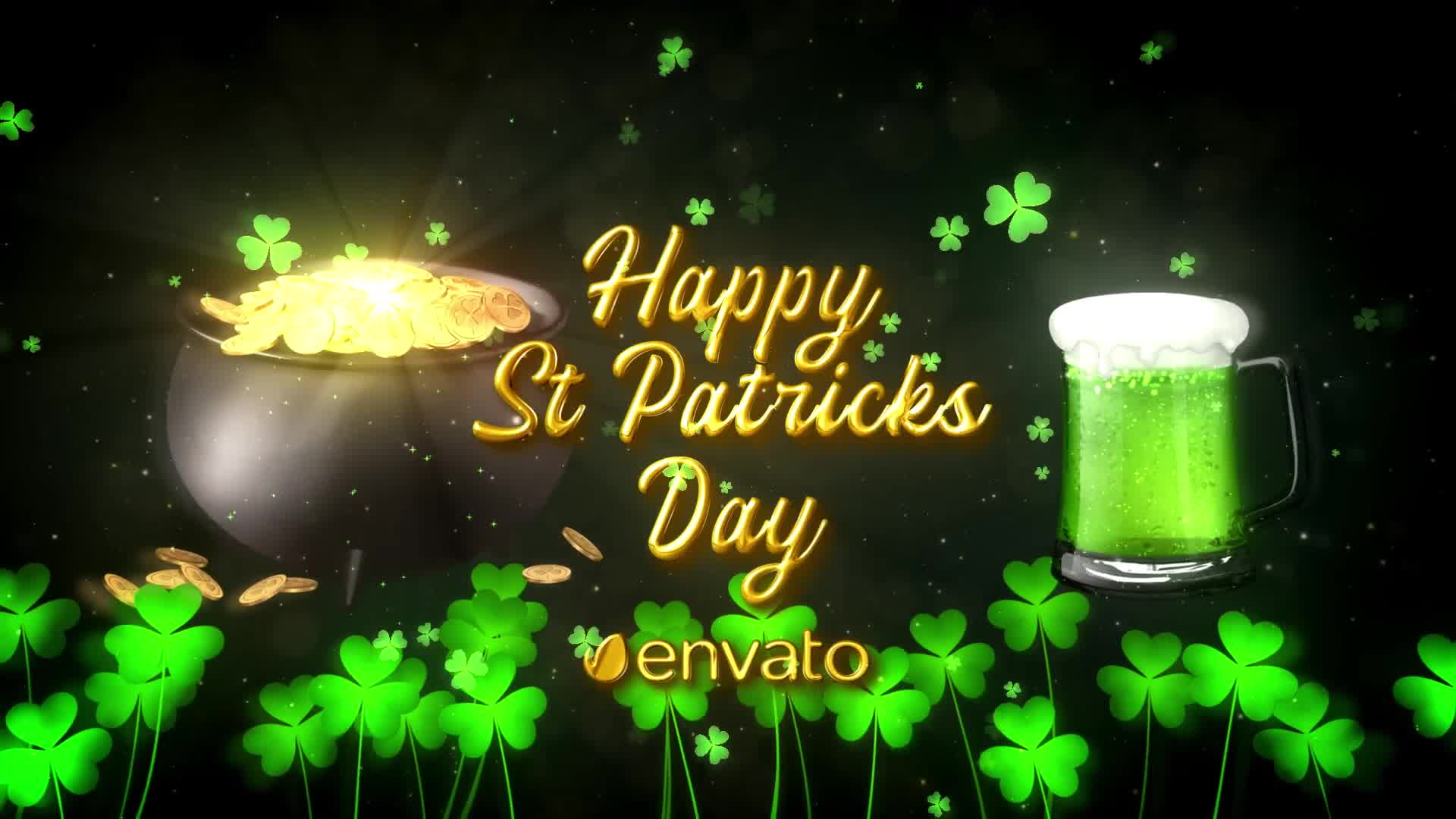 St. Patricks Day Wishes Videohive 30928037 After Effects Image 9