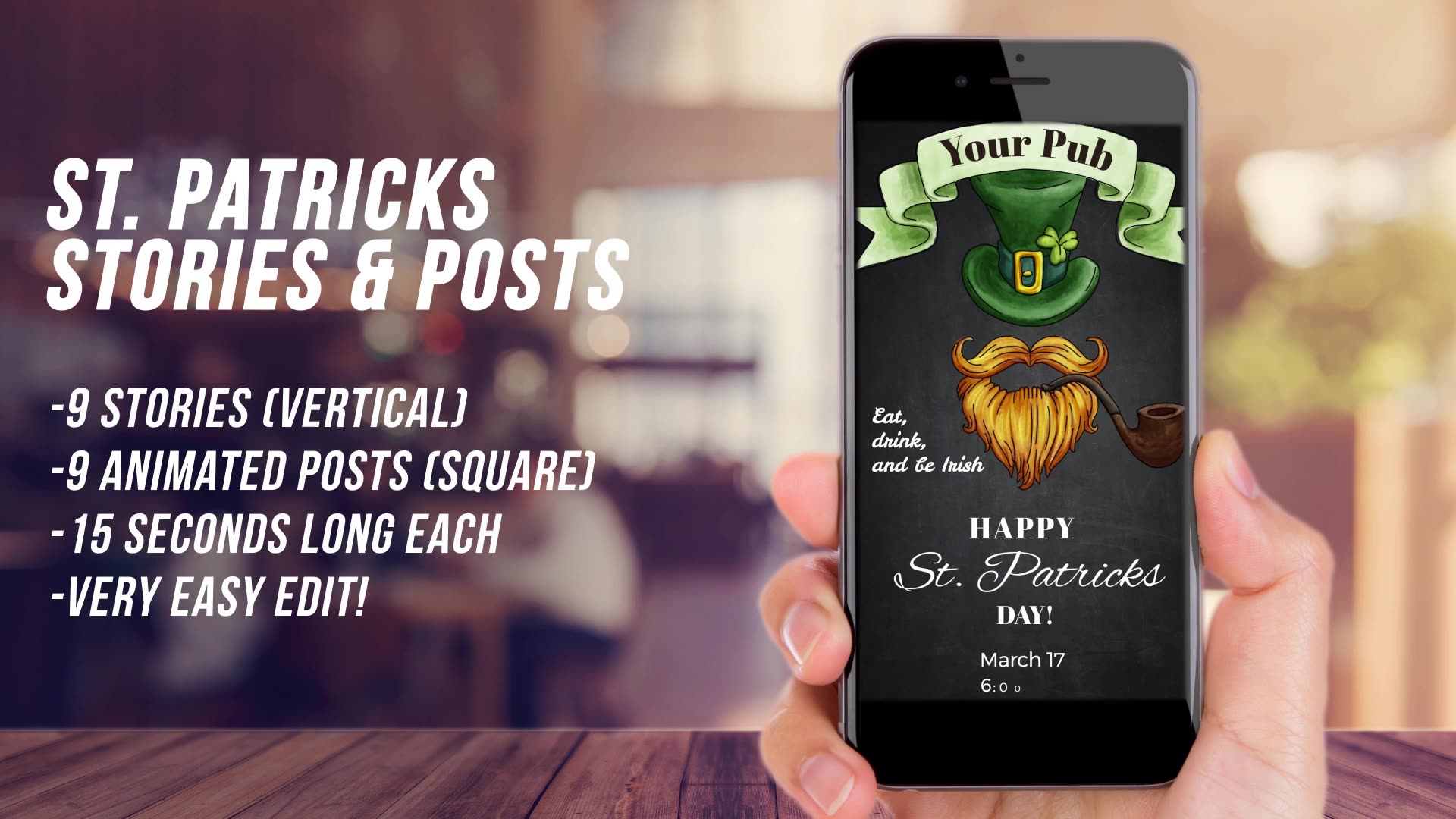 St. Patricks Stories and Posts Videohive 23339894 After Effects Image 3