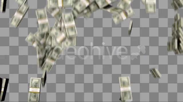 Stacked Bundles Of $100 Bills Fill Screen Overlay - Download Videohive 3111614